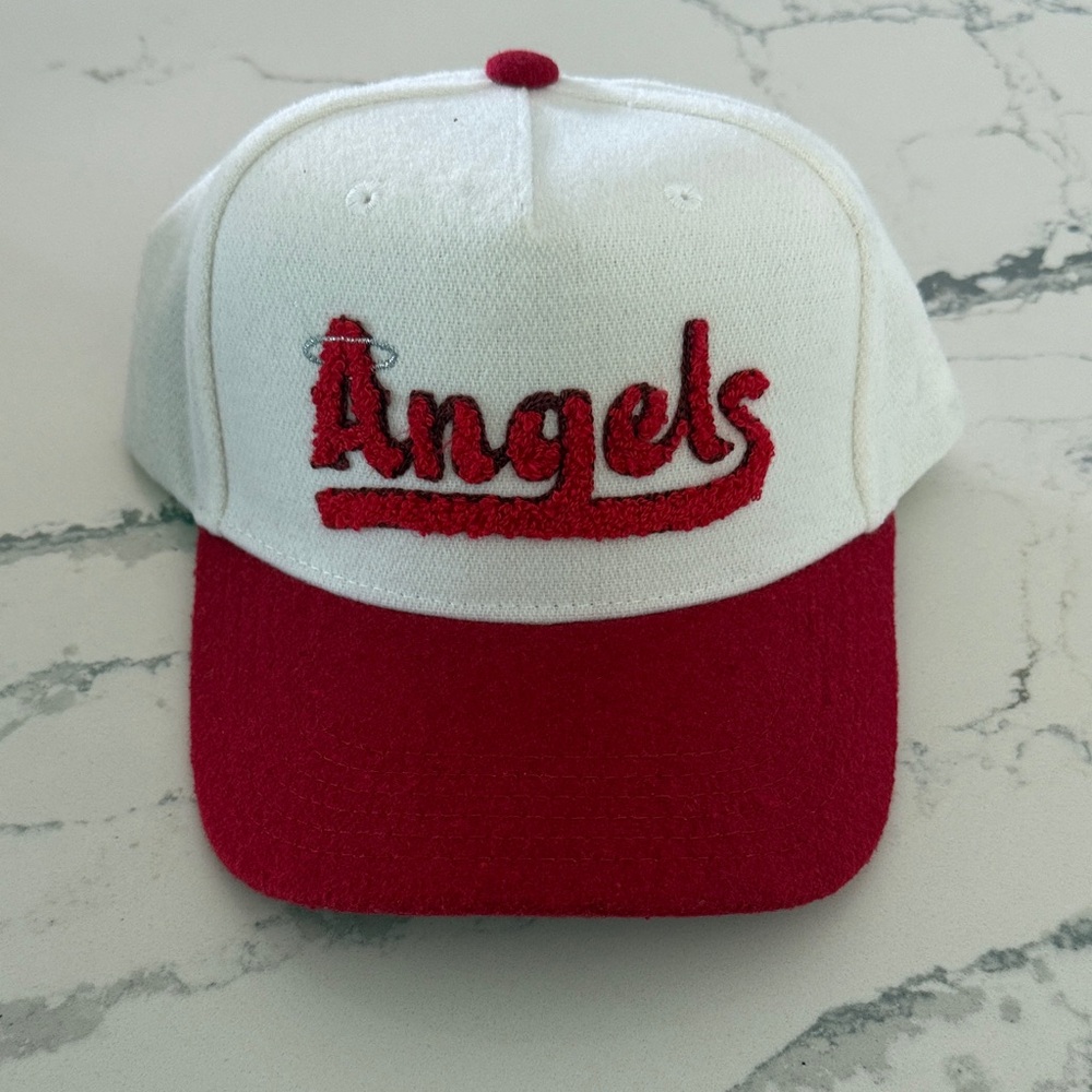 Red and White Baseball Cap